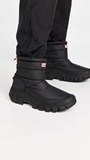 BLACK - HUNTER INTREPID SHORT SNOW BOOT