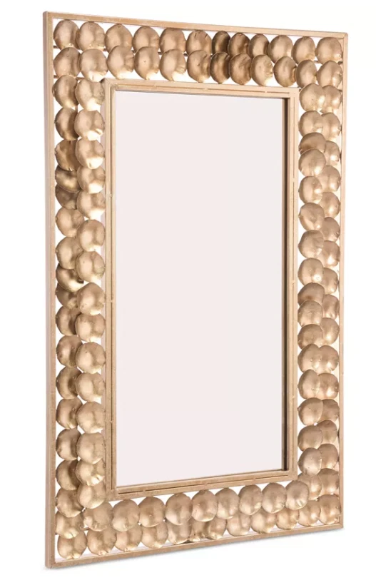 Espejo Zuo Mini Circles Acero Dorado 7016 Foto 3 de 3