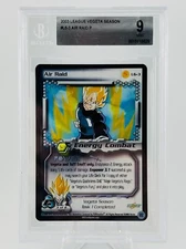 1x DBZ CCG AIR RAID L6-3 FOIL LEAGUE PROMO VEGETA SEASON LIMITED BGS 9