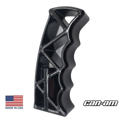 Black Billet Aluminum Pistol Grip Shift Knob For Can-Am Outlander & Renegade – 6061, 4-Grip Design