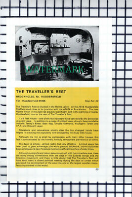 C6826) Traveller's Rest Brockholes Huddersfield  / Steep Lane Sowerby Cutting
