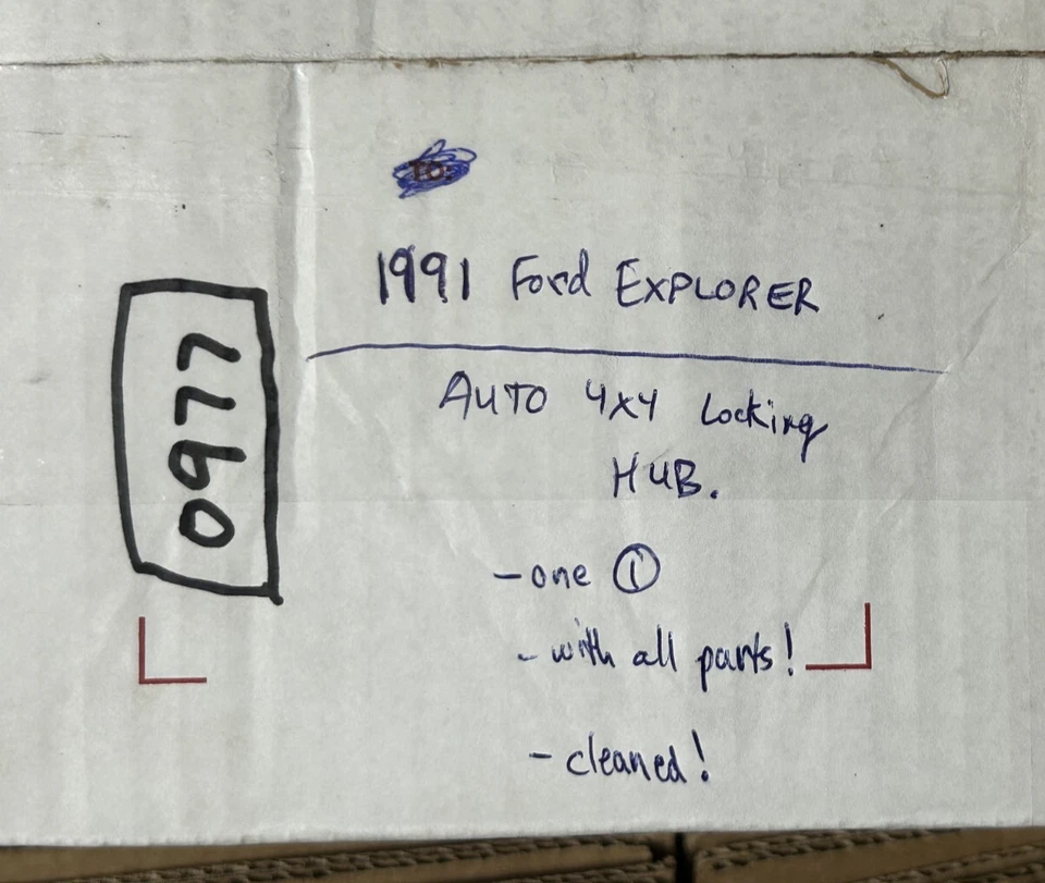 90-94 Ford EXPLORER Ranger Mazda Navajo 4x4 bloqueo automático cubo delantero dana 35 Foto 2 de 4