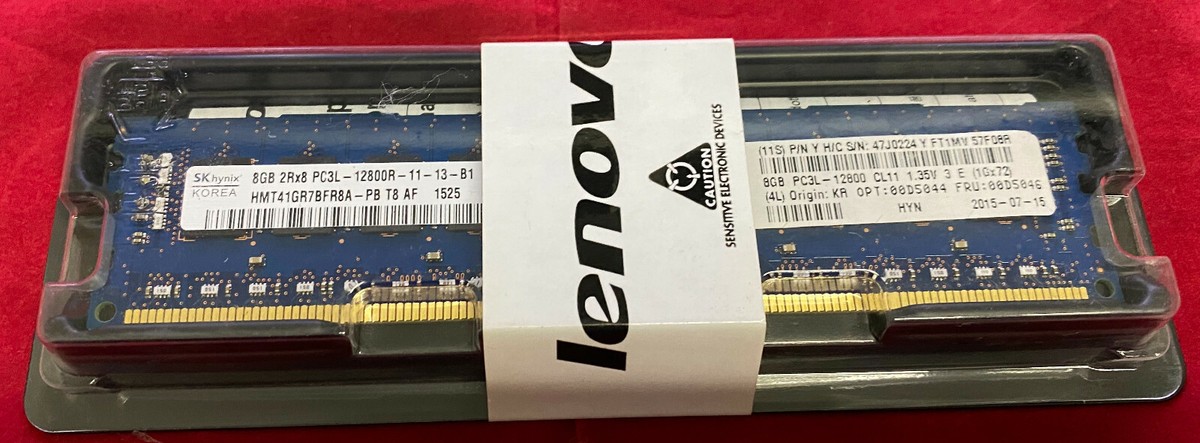 New Sealed LENOVO 00d5044 8GB PC3L-12800 DDR3 1600 MHz ECC w/3  Qty 23