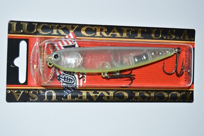 Poisson nageur LUCKY CRAFT Sammy 100 SW Silent Zebra MS Ghost minnow - Leurres durs Carnassiers