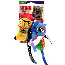 KONG Artz 2-pk Kahlo/Picasso Crinkly Durable Soft Catnip Cat Toys