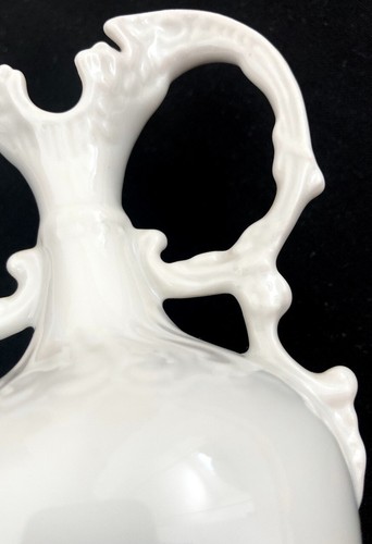 Original ROYAL DUX - VASE - WHITE - PORCELAIN - ORNAMENT - CZECHOSLOVAKIA - Picture 5 of 7
