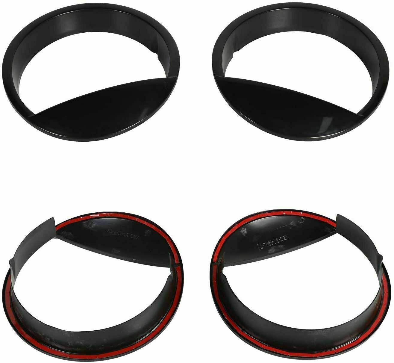 Car Headlight Cover Insert Trim Angry eyes Bezels for Jeep Wrangler TJ