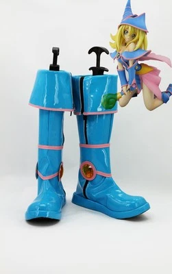 HANDGEFERTIGT Duel Monsters Mana Dark Magician Girl Cosplay Kostüme Schuhe Shoes Stiefel Boots
