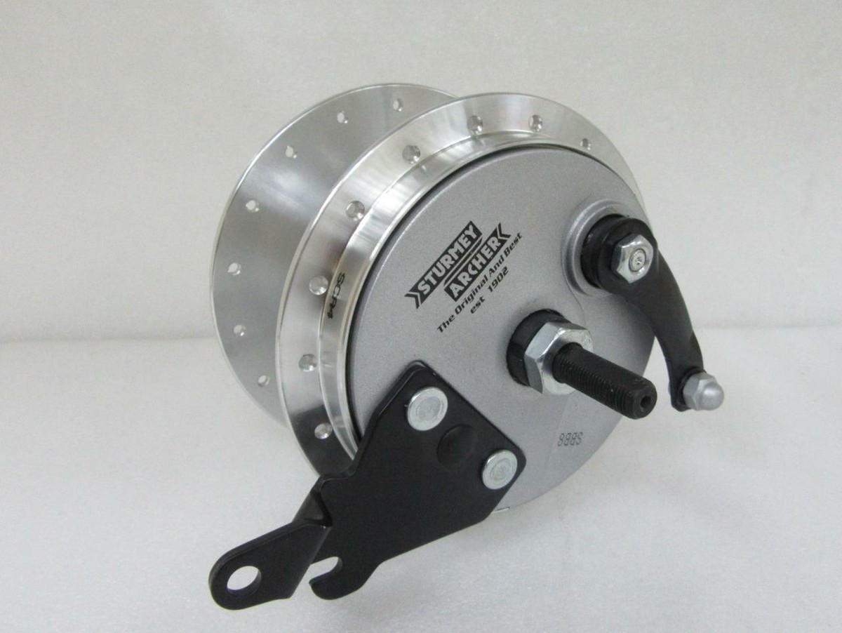 New Sturmey Archer RXL-RD3 3-Speed Rotary Gear Hub w/ 90mm Drum