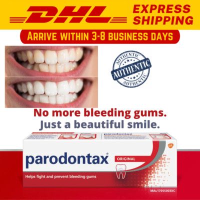 Paradontax Original Helps Stop and Prevent Bleeding Gums Toothpaste 90g x4
