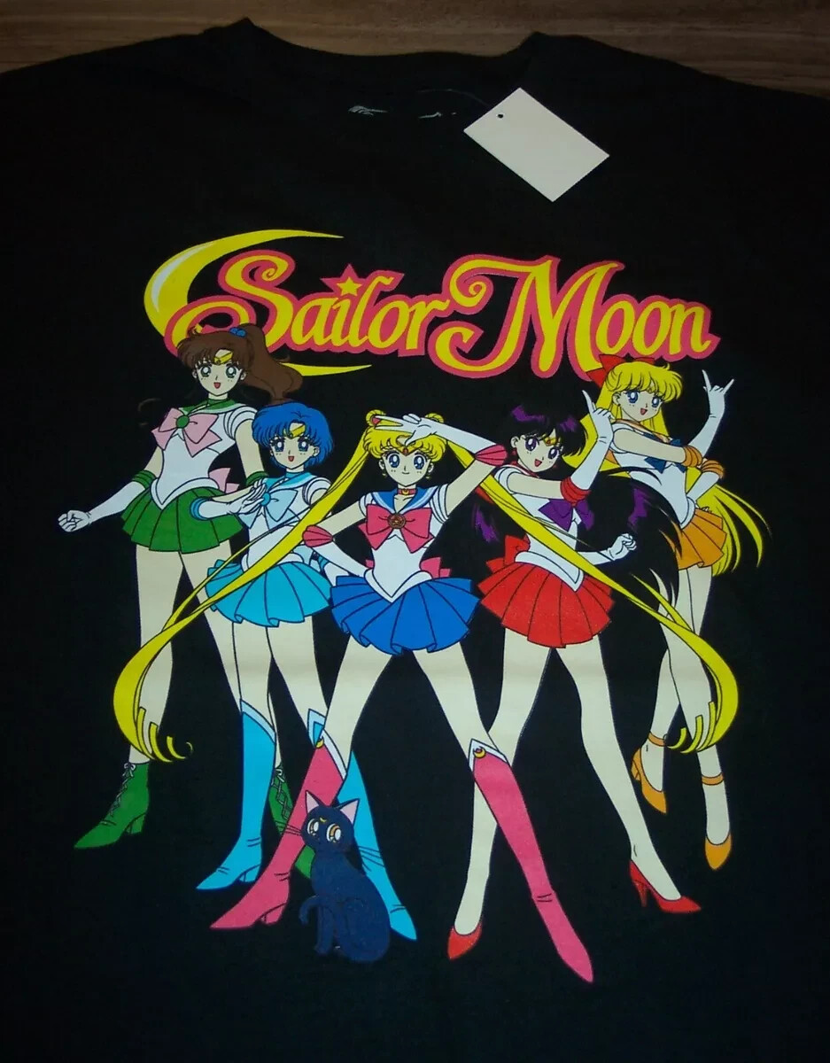 Sailor Moon 90s basic style Men Women Unisex T shirt 90s tee classic NH15993