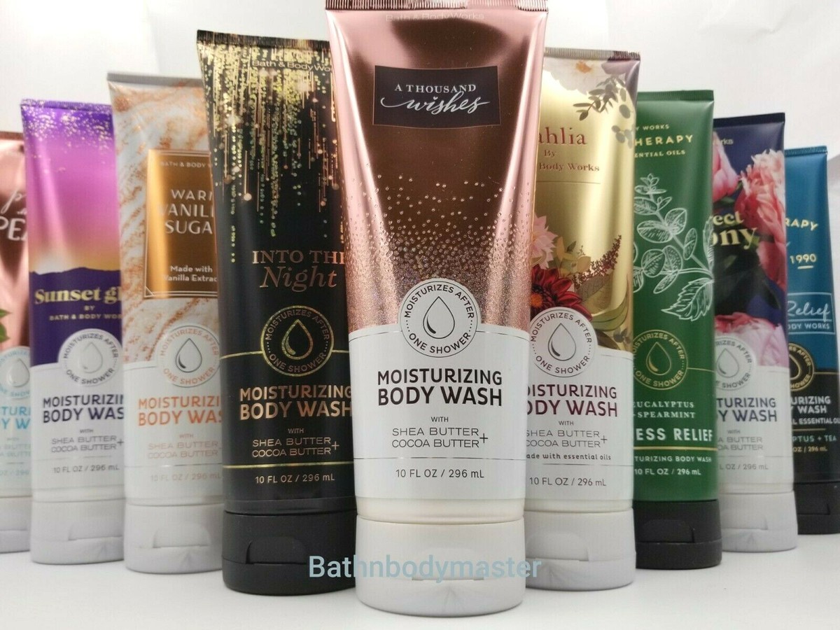 Bath and Body works Moisturizing BODY WASH Shea Butter Cocoa