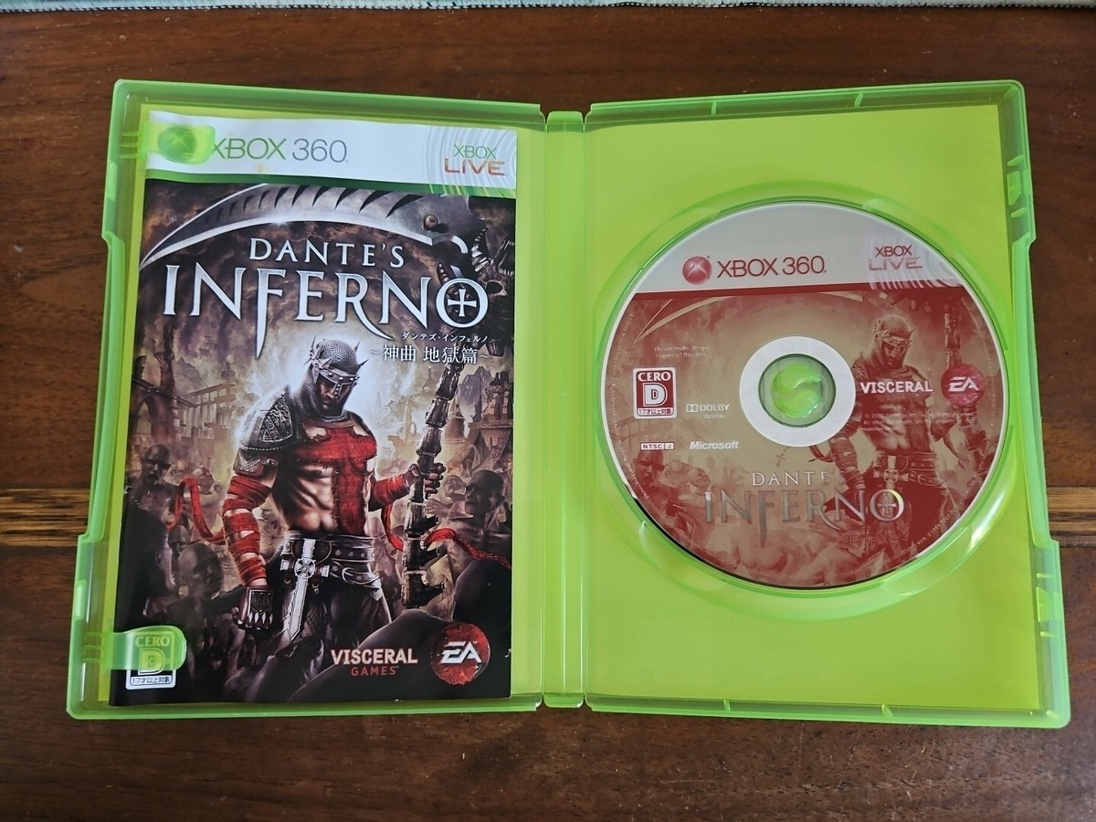 Dante's Inferno Xbox 360 JAPAN JAPANESE JP IMPORT COMPLETE CIB