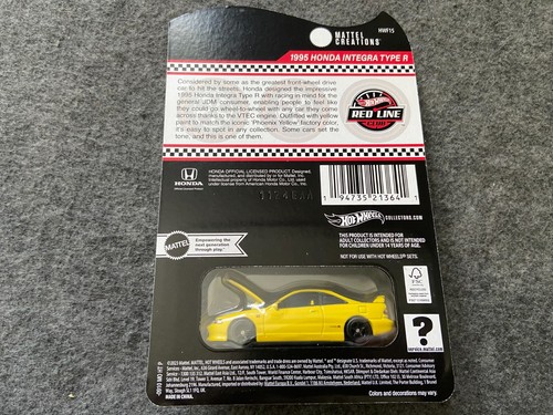 1995 Honda Integra Type R Red Line Club RLC Hot Wheels - Picture 4 of 4