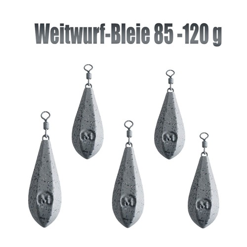 Karpfen Blei mit Wirbel 85 - 120 g Distance Lead Grundblei Laufblei