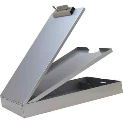 Saunders SAU21017 Aluminum Clip Board: 14-1/4'' Long x 9-3/4'' Wide x 3-1/2'' High