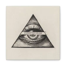 All Seeing Eye Painting Matte Canvas, Stretched, 1.25"
