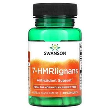 2 X Swanson, 7-HMRlignans, 60 Capsules