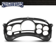 Fit For 2003-2006 GM Trucks SUVs Instrument Cluster Lens Cover Chrome Rings