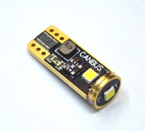 Canbus Error LED Light 168 Orange Amber Two Bulbs License Plate Replacement SMD - Picture 4 of 11
