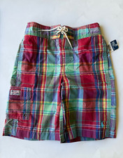 POLO by Ralph Lauren Boy Swim Shorts Sz S 8