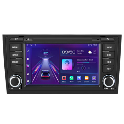 9'' Android 13 GPS Navi WIFI BT Autoradio für Audi A6 C5 S6 RS6 1997-2004 32GB
