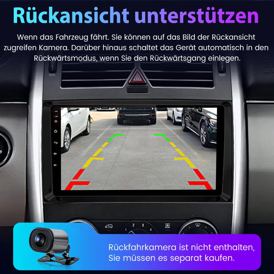 9" Autoradio Für Mercedes-Benz A/B Klasse Vito Viano Sprinter DAB+ GPS Navi 128G - Bild 4 von 4