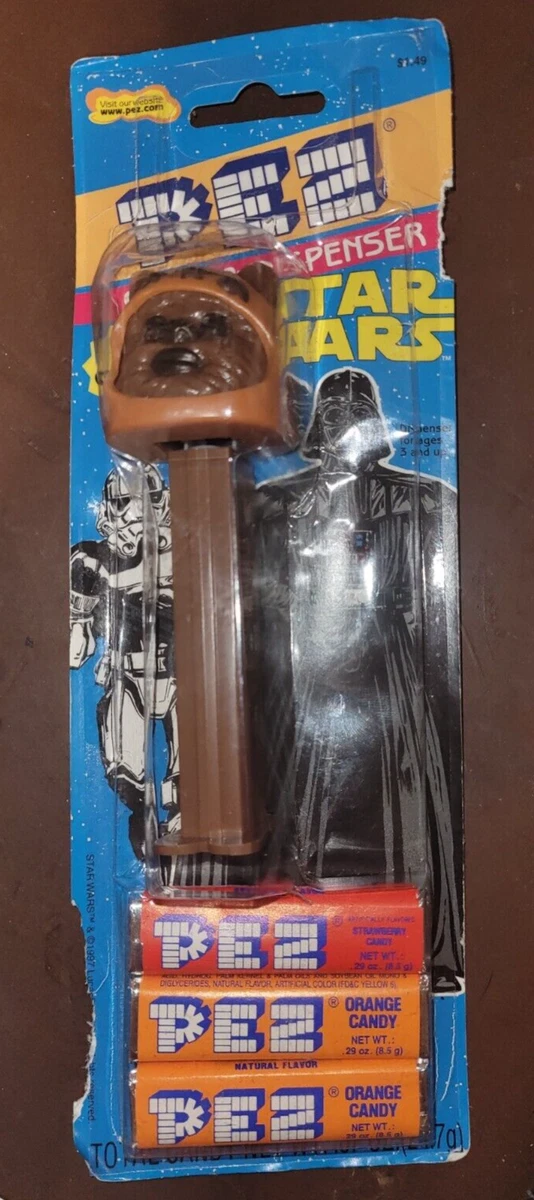 Vintage Brand New Unopened PEZ DISPENSER Ewok Star Wars 1997