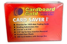 Cardboard Gold Card Saver 1 200 Count Box PSA Holders FREE SHIPPING