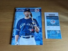 2015 Toronto Blue Jays v Tampa Bay Rays - Programme & Match Ticket