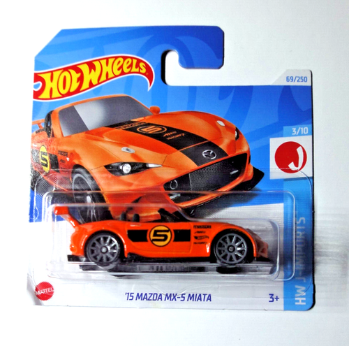 Hot Wheels 2023 HW Modificato 5/5 '15 Mazda MX-5 Miata #114/250 Nero Hot Wheels 2023 HW Modificato 5/5 '15 Mazda MX-5 Miata #114/250 Nero