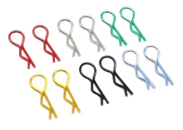 KAROSSERIE SPLINTE KLAMMERN GRÜN 24MM FÜR 1:10 & 1:12 - 10 STÜCK # RP0090 - Bild 4 von 4