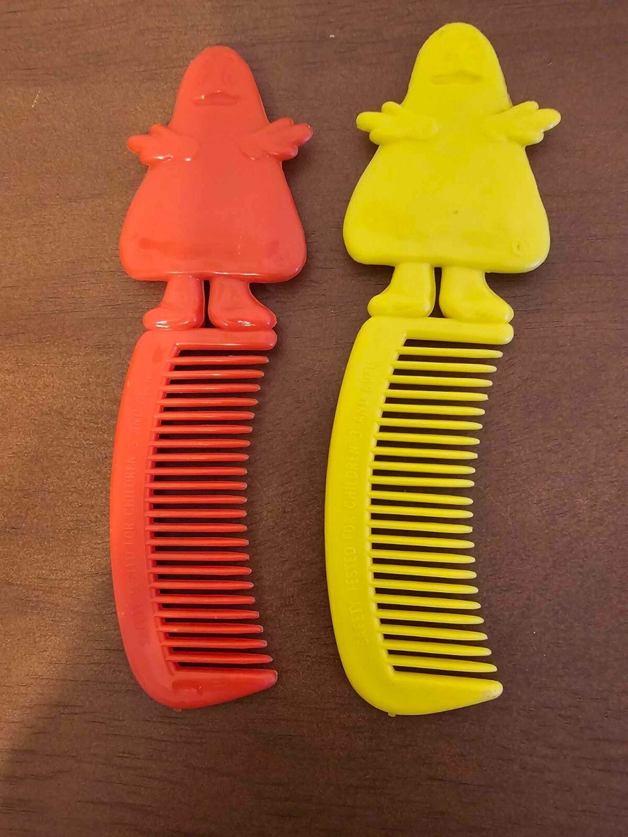 マクドナルド コーム 70.80年代 Vintage 1980s Yellow Grimace Comb McDonald's Plastic Happy