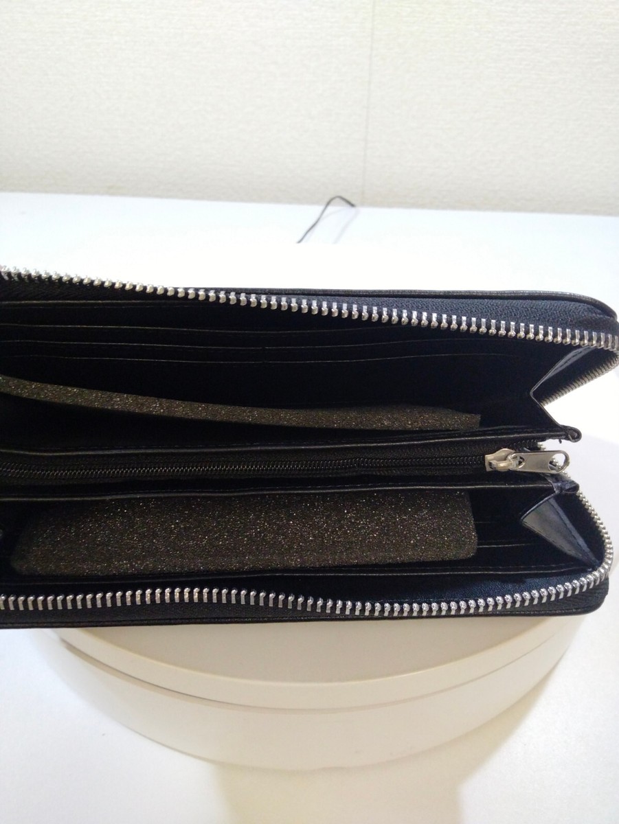 小物 3/C LONG ZIP WALLET BLACK COACH® Outlet | Long Zip Around Wallet