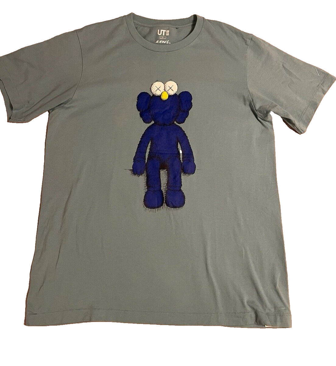 UNIQLO x KAWS Men's Short Sleeve T-Shirt Sesame Street Blue