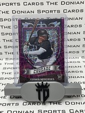 2021 Panini Chronicles Crusade Yermin Mercedes Purple Velocity Prizm #16 RC