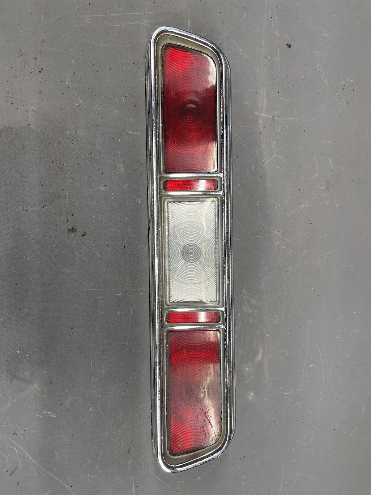 1963 Chevy Impala / Bel Air / Biscayne LED Tail Light Lens & Chrome Trim Set – Red – By Octane Lighting