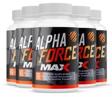 (5 Pack) Alpha Force Dietary Supplement For Men ED AlphaForce (60 Capsules)