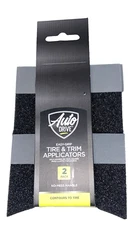 Auto Drive Tire & Trim Applicators Sponges Pack of 2 No Mess Handle Contours NEW