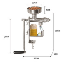 Manual Oil Machine Household Extractor Hand Press Peanuts Walnuts Expeller