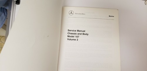 Mdercedes Benz Service Manual Chassis and Body Vol 2 - Picture 3 of 8