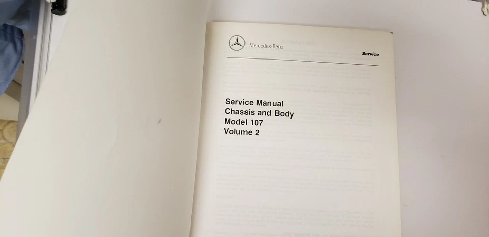 Chasis y carrocería manual de servicio Mercedes Benz Vol 2 Foto 3 de 4