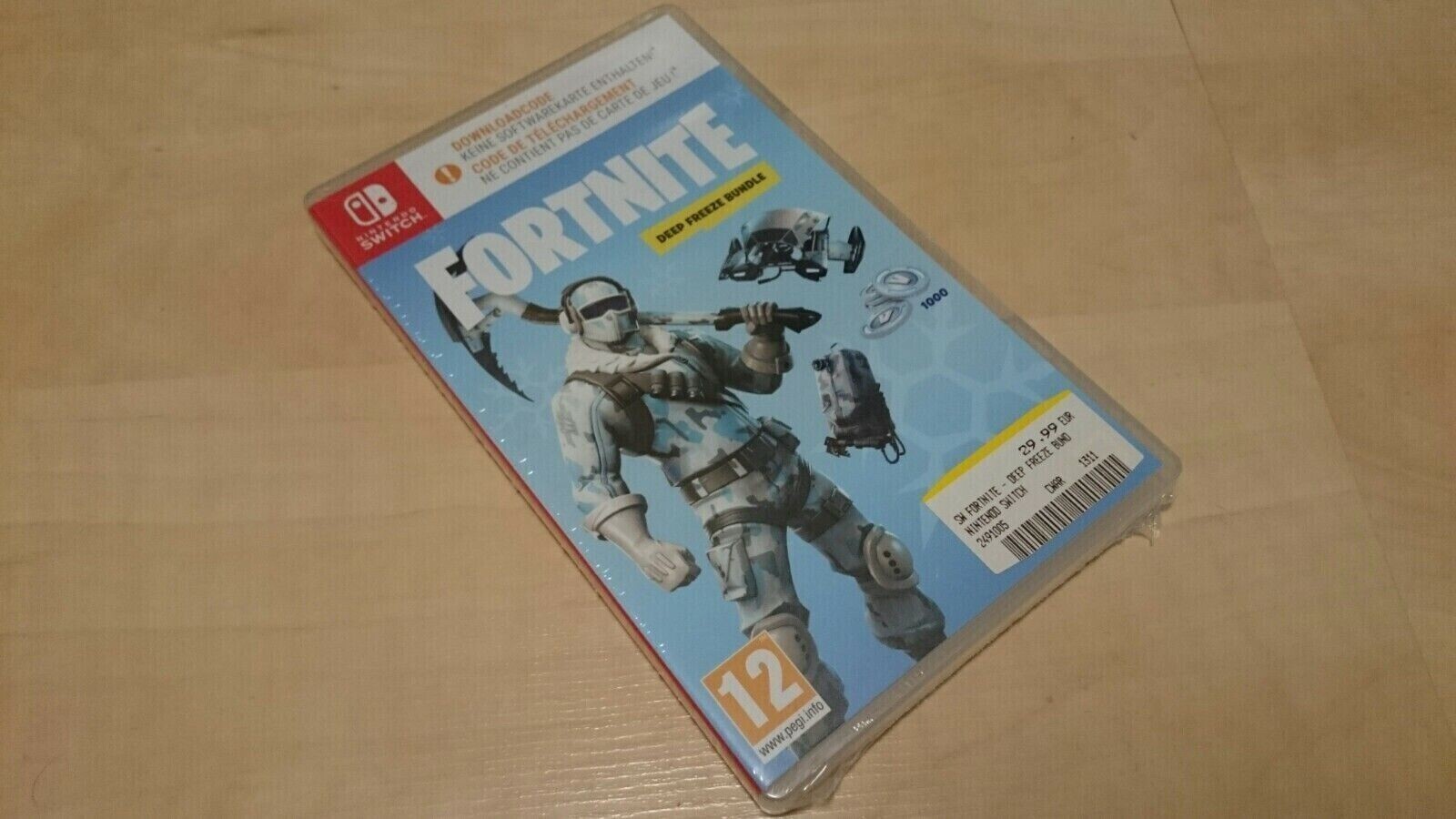 Nintendo Switch Fortnite Deep Freeze Bundle DownloadCode VBucks NEU + OVP eBay