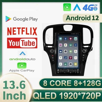13.3'' Android 12.0 Tesla Style Car Gps Navigation For Chrysler 300c 300s 8+128g