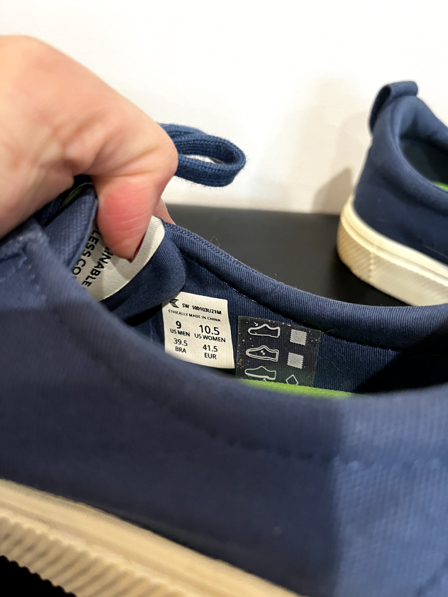 CARIUMA Shoes Mens 9/ Womens 10.5 OCA Low Knit Sneakers Blue  display picture 2