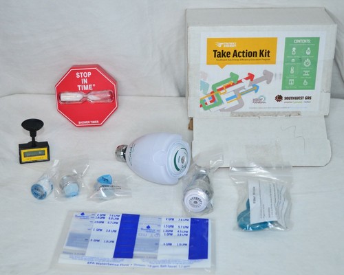 8 pc Energy-Saving Kit Shower Head + Kitchen & Bathroom Sink Faucet Aerator  - Bild 1 von 8