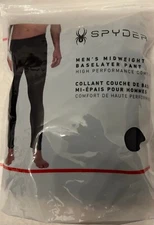 SPYDER NEW MIDWEIGHT BASE LAYER Bottoms PANTS Leggings Mens Size L-XL