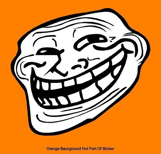 Troll Face Meme Sticker