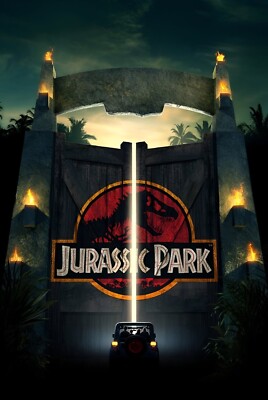 Jurassic Park 8x12 Metal Movie Poster Sign [E]