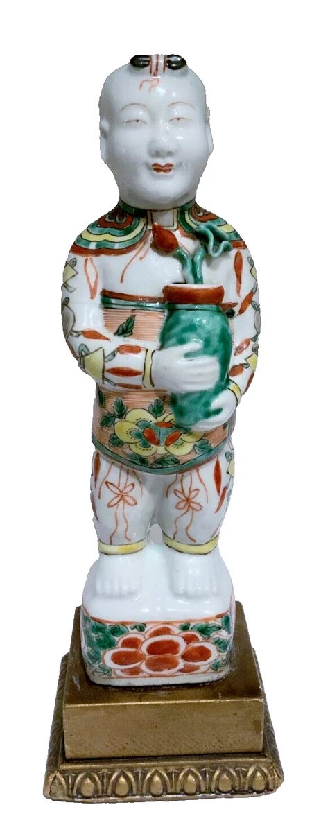 陶瓷男士、女士和儿童古董原创中国风雕像、雕像| eBay